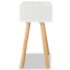 vidaXL Bedside Tables 2 pcs Solid Pinewood 40x30x61 cm White - Image 6