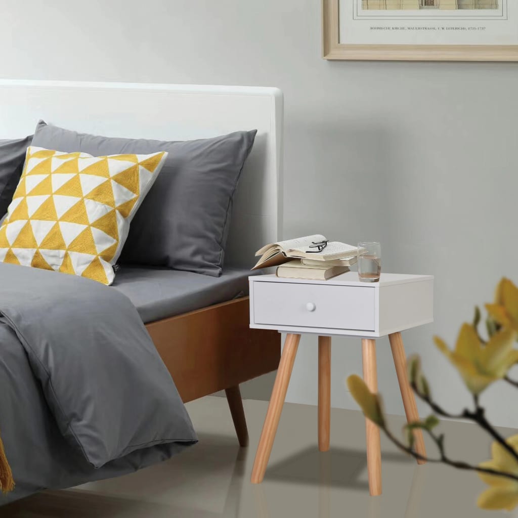 8718475565116_m_en_hd_1 vidaXL Bedside Tables 2 pcs Solid Pinewood 40x30x61 cm White - Image 1