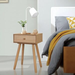 vidaXL Bedside Tables 2 pcs Solid Pinewood 40x30x61 cm Brown