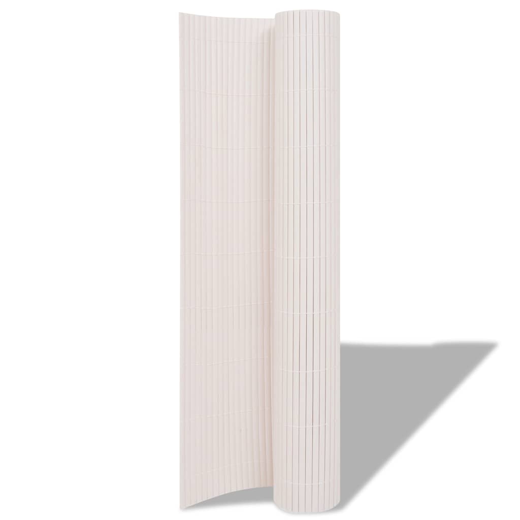 8718475565956_g_en_hd_1 vidaXL Double-Sided Garden Fence 90x500 cm White - Image 2