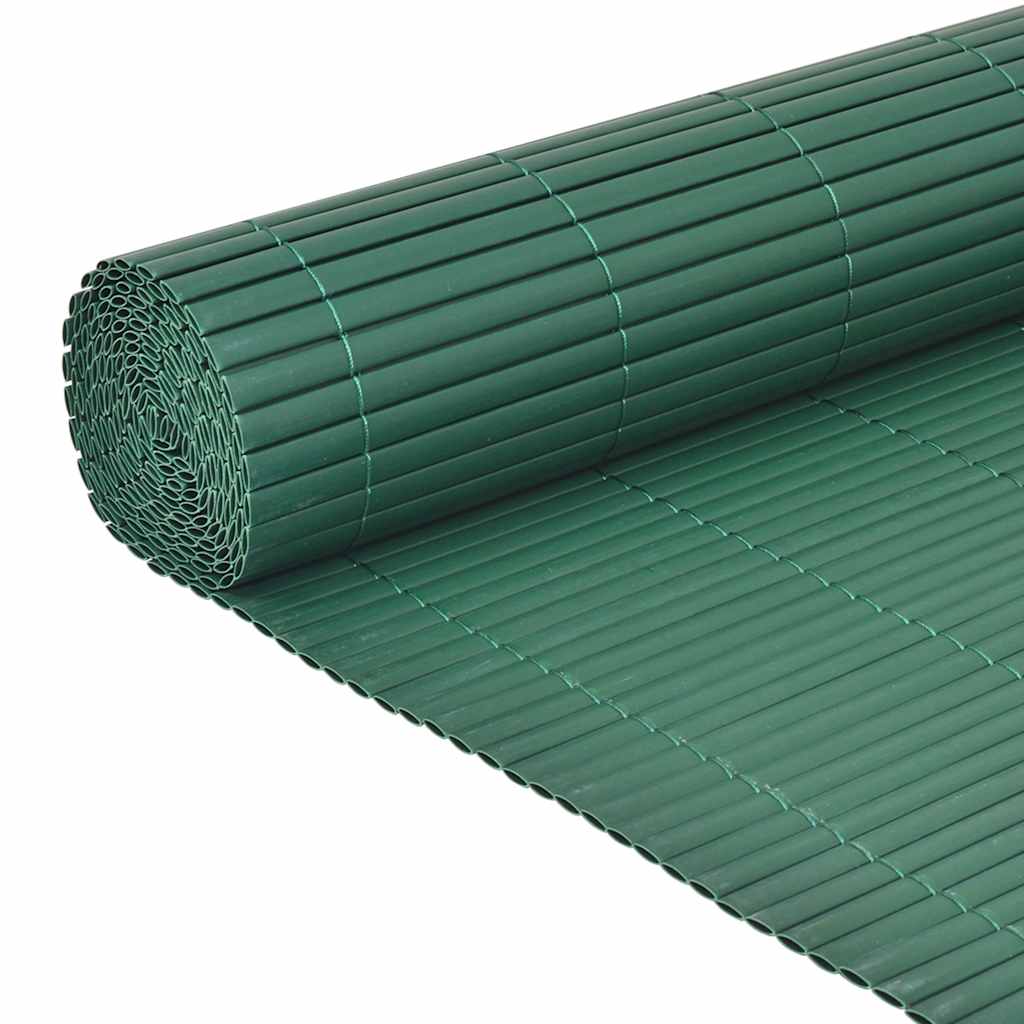 8718475565963_g_en_hd_3 vidaXL Double-Sided Garden Fence PVC 90x500 cm Green - Image 4