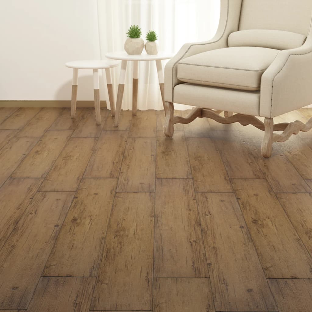 8718475567462_g_en_hd_3 vidaXL Non Self-adhesive PVC Flooring Planks 5.26 m² 2 mm Walnut Brown - Image 4
