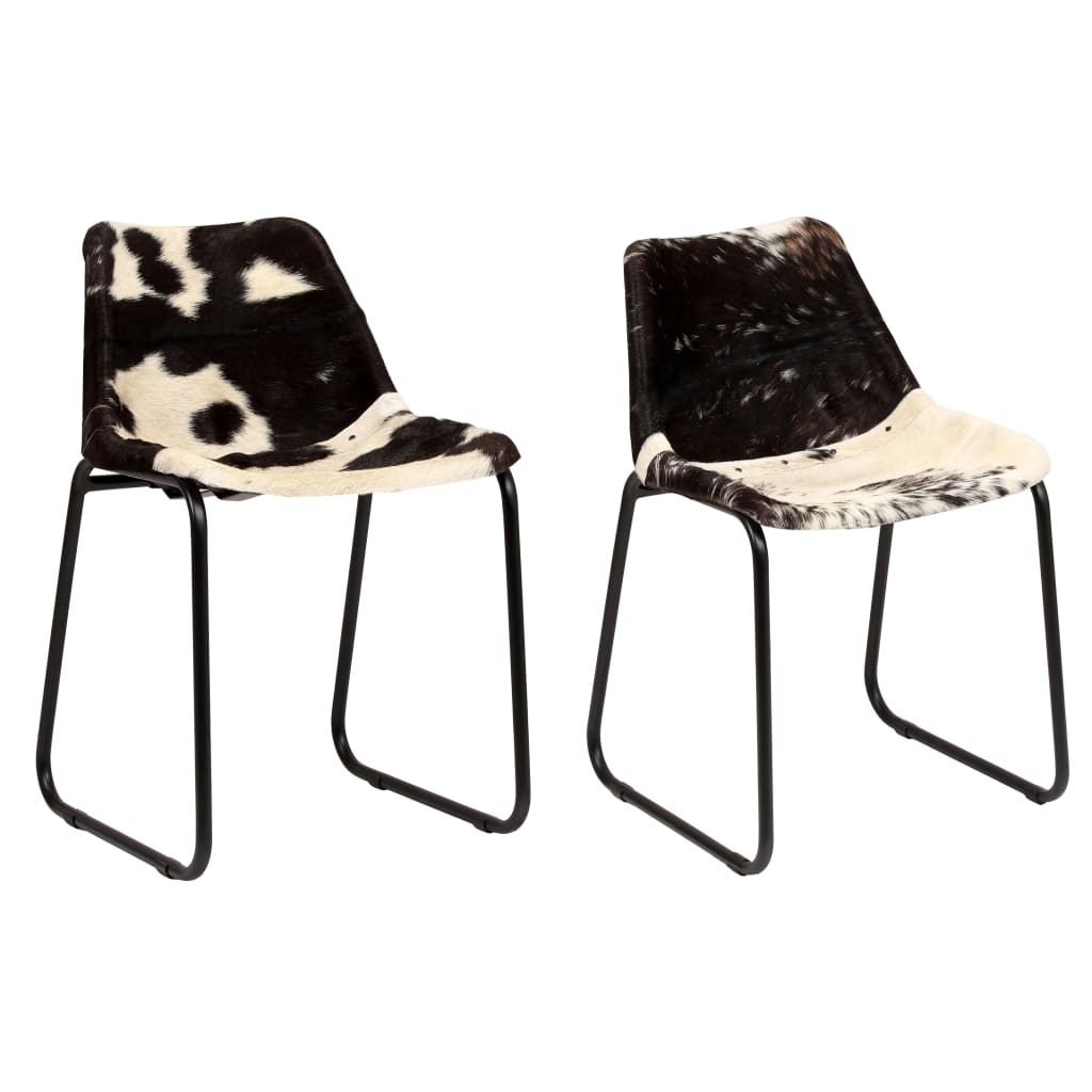 8718475567691_g_en_hd_1 vidaXL Dining Chairs 2 pcs Genuine Goat Leather - Image 2