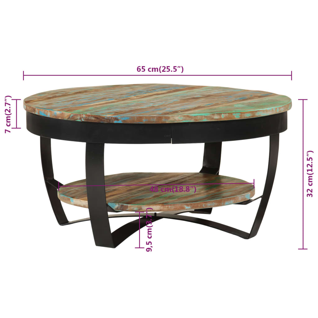 8718475567899_g_en_hd_7 vidaXL Coffee Table 65 cm Solid Reclaimed Wood - Image 8