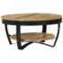 vidaXL Coffee Table 65 cm Solid Rough Mango Wood - Image 11