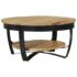 vidaXL Coffee Table 65 cm Solid Rough Mango Wood - Image 12