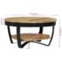 vidaXL Coffee Table 65 cm Solid Rough Mango Wood - Image 8