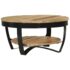 vidaXL Coffee Table 65 cm Solid Rough Mango Wood - Image 10