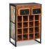 vidaXL Wine Rack for 16 Bottles Solid Reclaimed Wood - Image 12