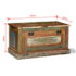 vidaXL Shoe Storage Bench Solid Reclaimed Wood - Image 12