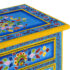 vidaXL Bedside Cabinet Solid Mango Wood Turquoise Hand Painted - Image 8
