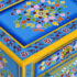 vidaXL Bedside Cabinet Solid Mango Wood Turquoise Hand Painted - Image 9