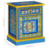 vidaXL Bedside Cabinet Solid Mango Wood Turquoise Hand Painted - Image 10