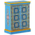 vidaXL Sideboard Solid Mango Wood Turquoise Hand Painted - Image 12