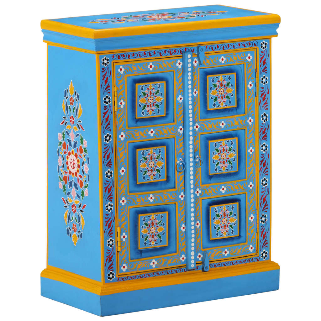 8718475568100_g_en_hd_11 vidaXL Sideboard Solid Mango Wood Turquoise Hand Painted - Image 13