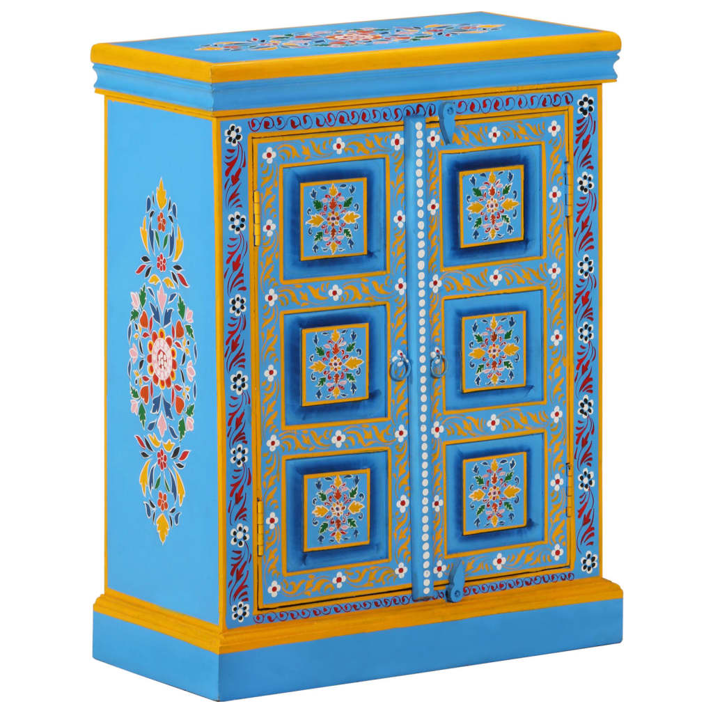 8718475568100_g_en_hd_12 vidaXL Sideboard Solid Mango Wood Turquoise Hand Painted - Image 14