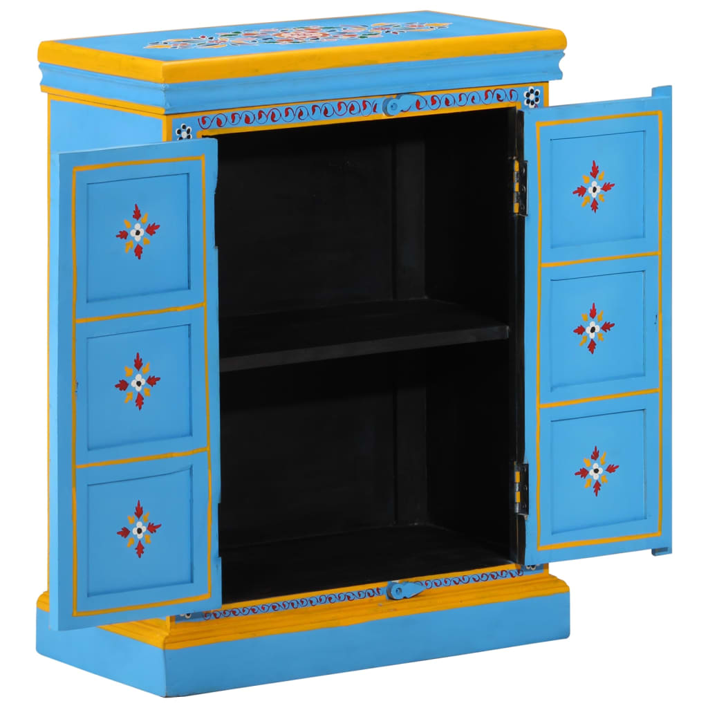 8718475568100_g_en_hd_2 vidaXL Sideboard Solid Mango Wood Turquoise Hand Painted - Image 4