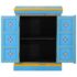 vidaXL Sideboard Solid Mango Wood Turquoise Hand Painted - Image 5