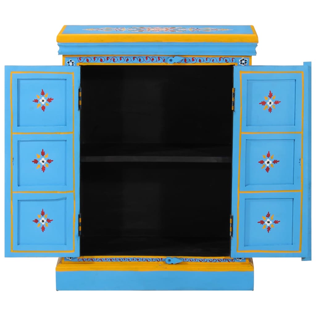 8718475568100_g_en_hd_3 vidaXL Sideboard Solid Mango Wood Turquoise Hand Painted - Image 5