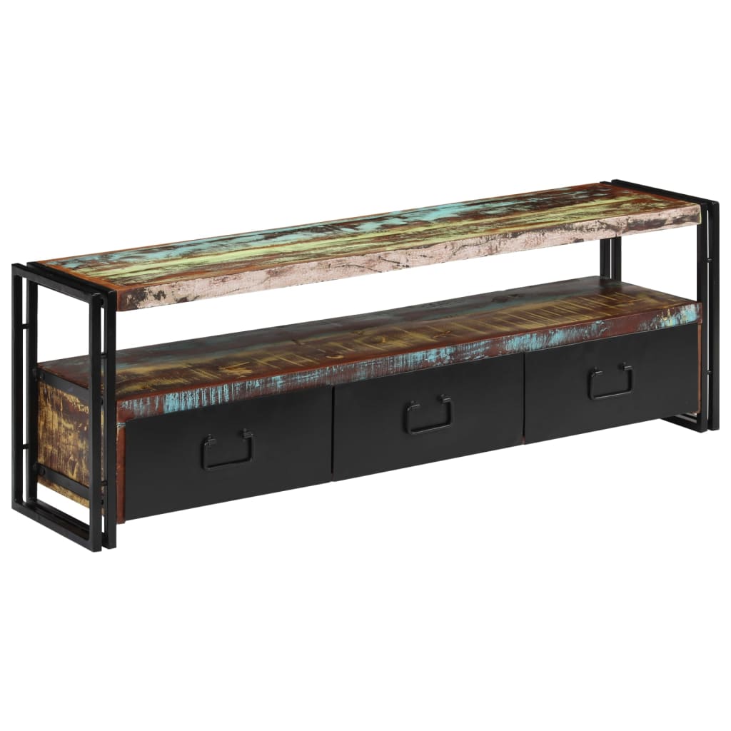 8718475568162_a_en_hd_1 vidaXL TV Cabinet Solid Reclaimed Wood 120x30x40 cm - Image 1