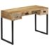 vidaXL Desk Solid Mango Wood and Real Leather 117x50x76 cm - Image 14