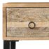 vidaXL Desk Solid Mango Wood and Real Leather 117x50x76 cm - Image 7