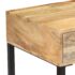 vidaXL Desk Solid Mango Wood and Real Leather 117x50x76 cm - Image 10