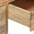 vidaXL Desk Solid Mango Wood and Real Leather 117x50x76 cm - Image 11