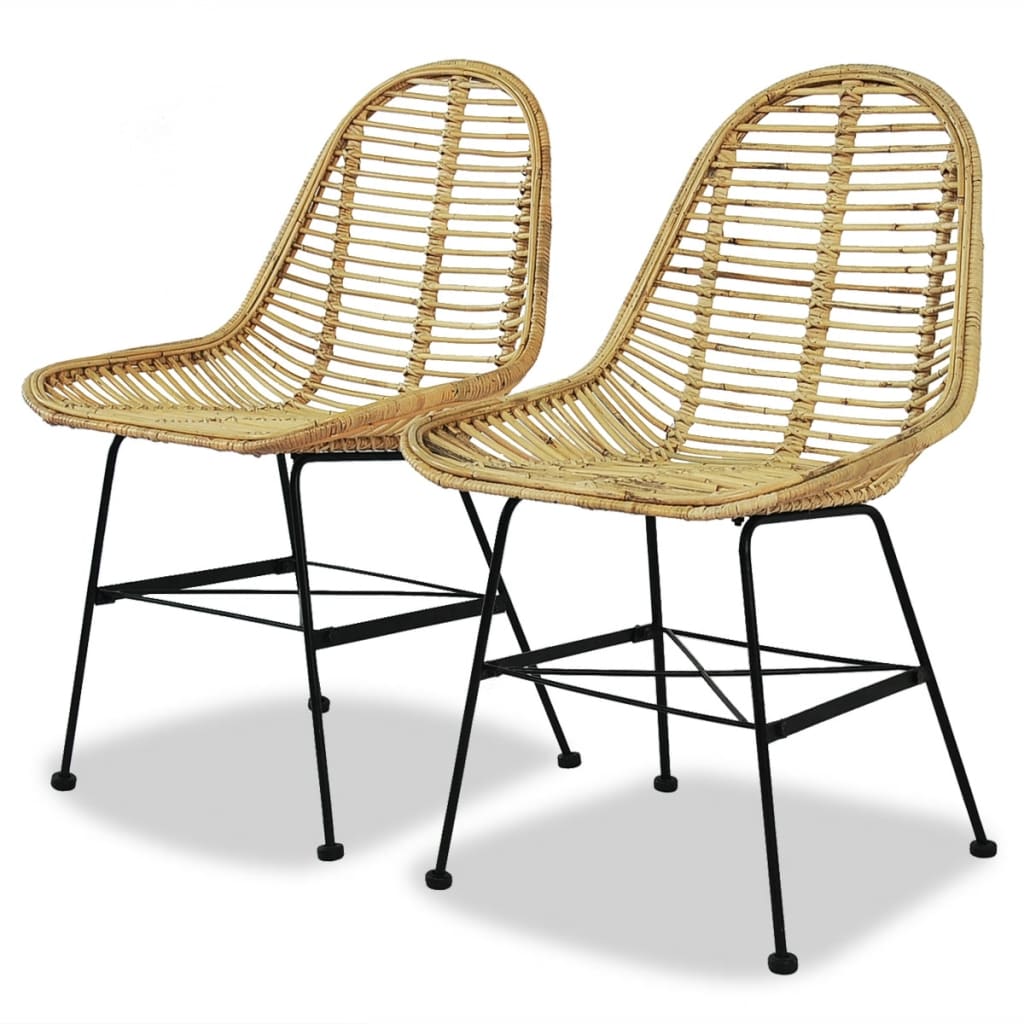 8718475568841_a_en_hd_1 vidaXL Dining Chairs 2 pcs Natural Rattan - Image 1