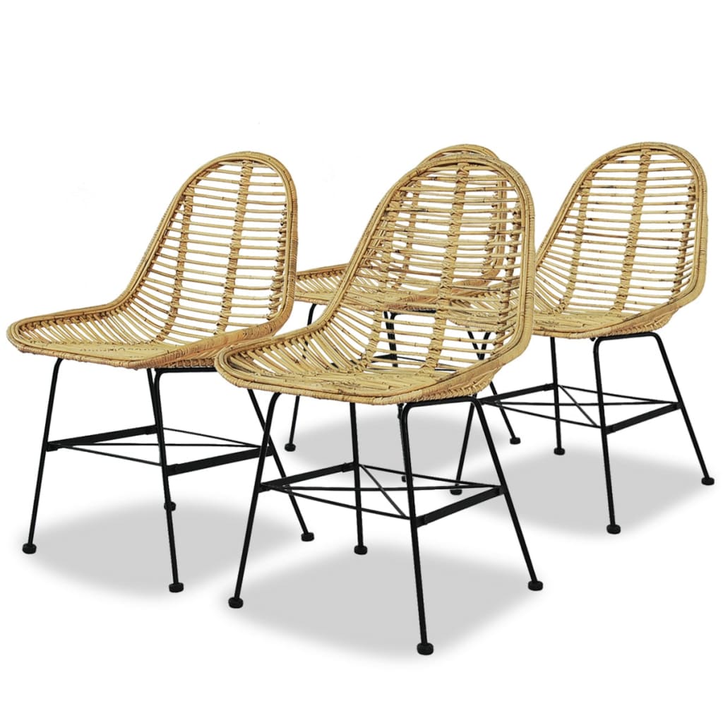 8718475568858_a_en_hd_1 vidaXL Dining Chairs 4 pcs Natural Rattan - Image 1