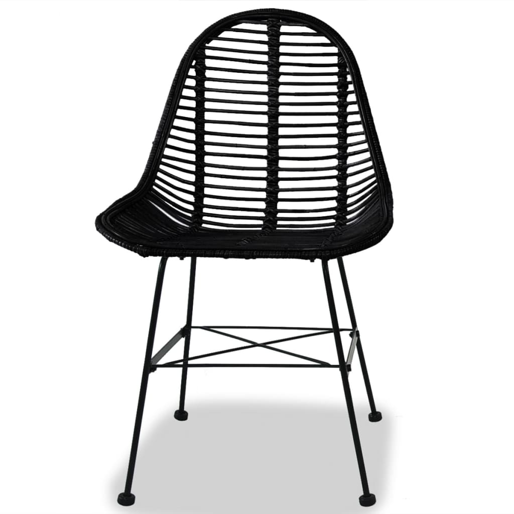 8718475568865_g_en_hd_1 vidaXL Dining Chairs 2 pcs Black Natural Rattan - Image 2
