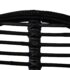 vidaXL Dining Chairs 2 pcs Black Natural Rattan - Image 4