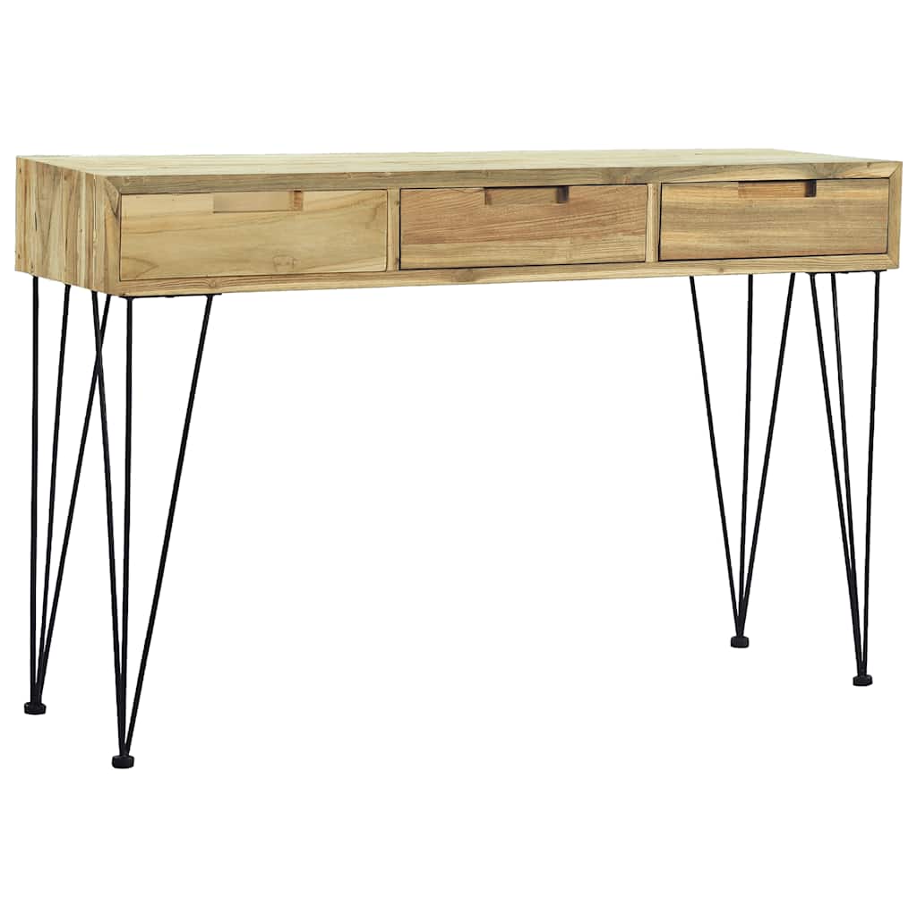 8718475568889_a_en_hd_1 vidaXL Console Table 120x35x76 cm Solid Teak - Image 1