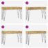 vidaXL Console Table 120x35x76 cm Solid Teak - Image 9