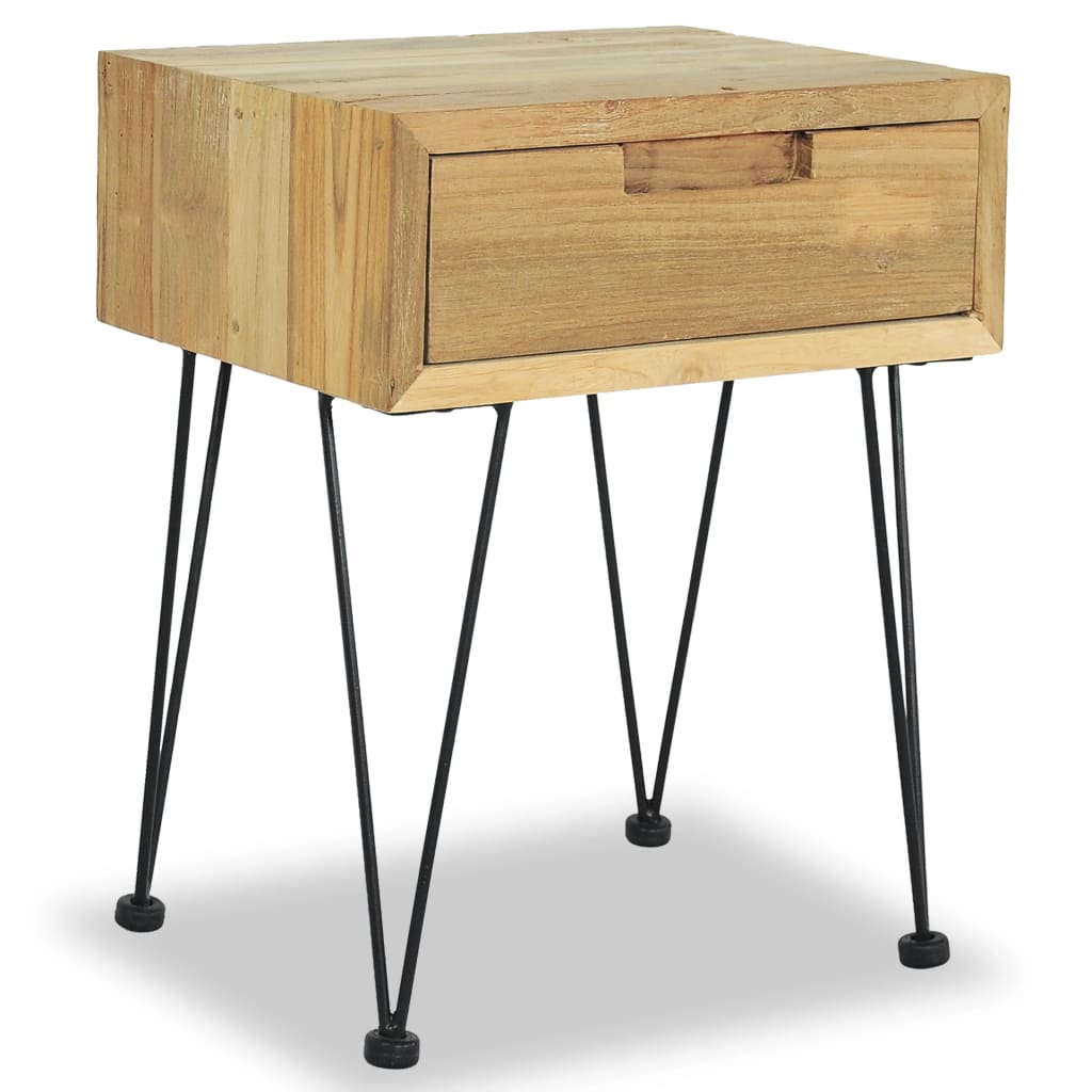 8718475568919_a_en_hd_1 vidaXL Bedside Cabinet 40x30x50 cm Solid Teak - Image 1