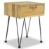 vidaXL Bedside Cabinet 40x30x50 cm Solid Teak - Image 2