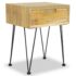 vidaXL Bedside Cabinet 40x30x50 cm Solid Teak - Image 6