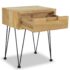 vidaXL Bedside Cabinet 40x30x50 cm Solid Teak - Image 8