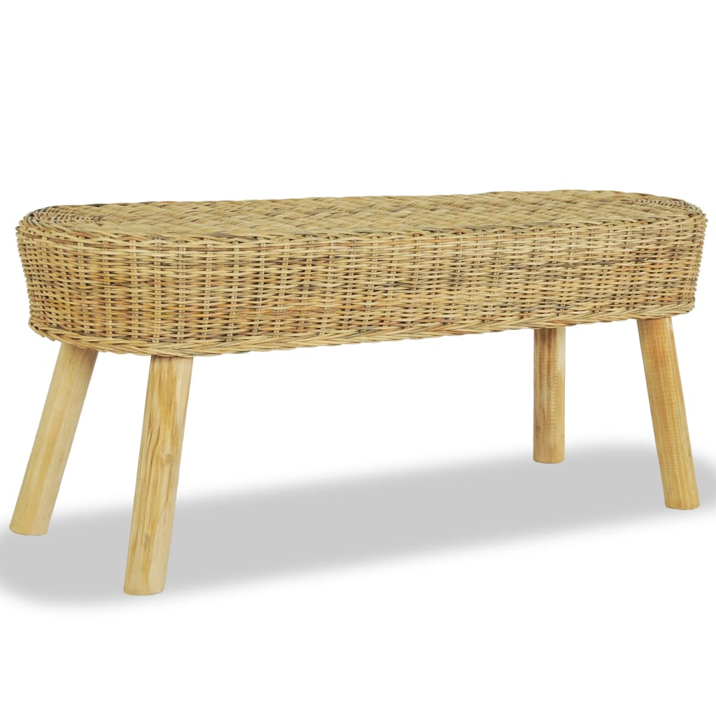8718475568940_a_en_hd_1 vidaXL Hall Bench 110x35x45 cm Natural Rattan - Image 1