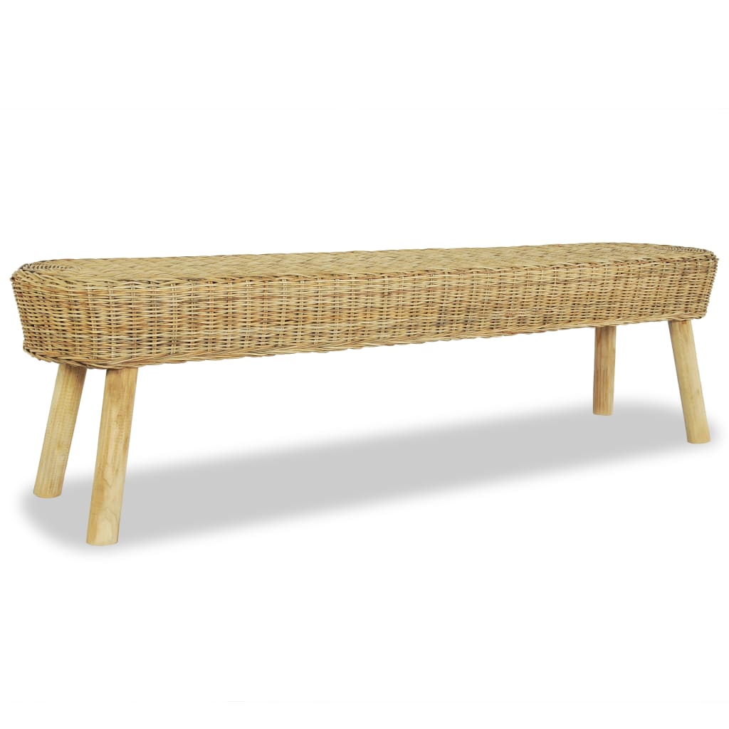 8718475568957_a_en_hd_1 vidaXL Hall Bench 160x35x45 cm Natural Rattan - Image 1