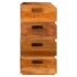 vidaXL Wine Racks 4 pcs for 16 Bottles Solid Mahogany Wood - Image 6