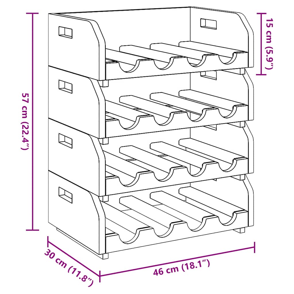 8718475569008_g_en_hd_8 vidaXL Wine Racks 4 pcs for 16 Bottles Solid Mahogany Wood - Image 10