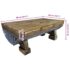 vidaXL Coffee Table Mixed Recycled Wood 90x50x35 cm - Image 10