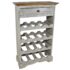 vidaXL Wine Rack Solid Mahogany Wood 55x23x85 cm