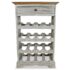 vidaXL Wine Rack Solid Mahogany Wood 55x23x85 cm - Image 2