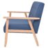 vidaXL 2-Seater Sofa Fabric Blue - Image 3