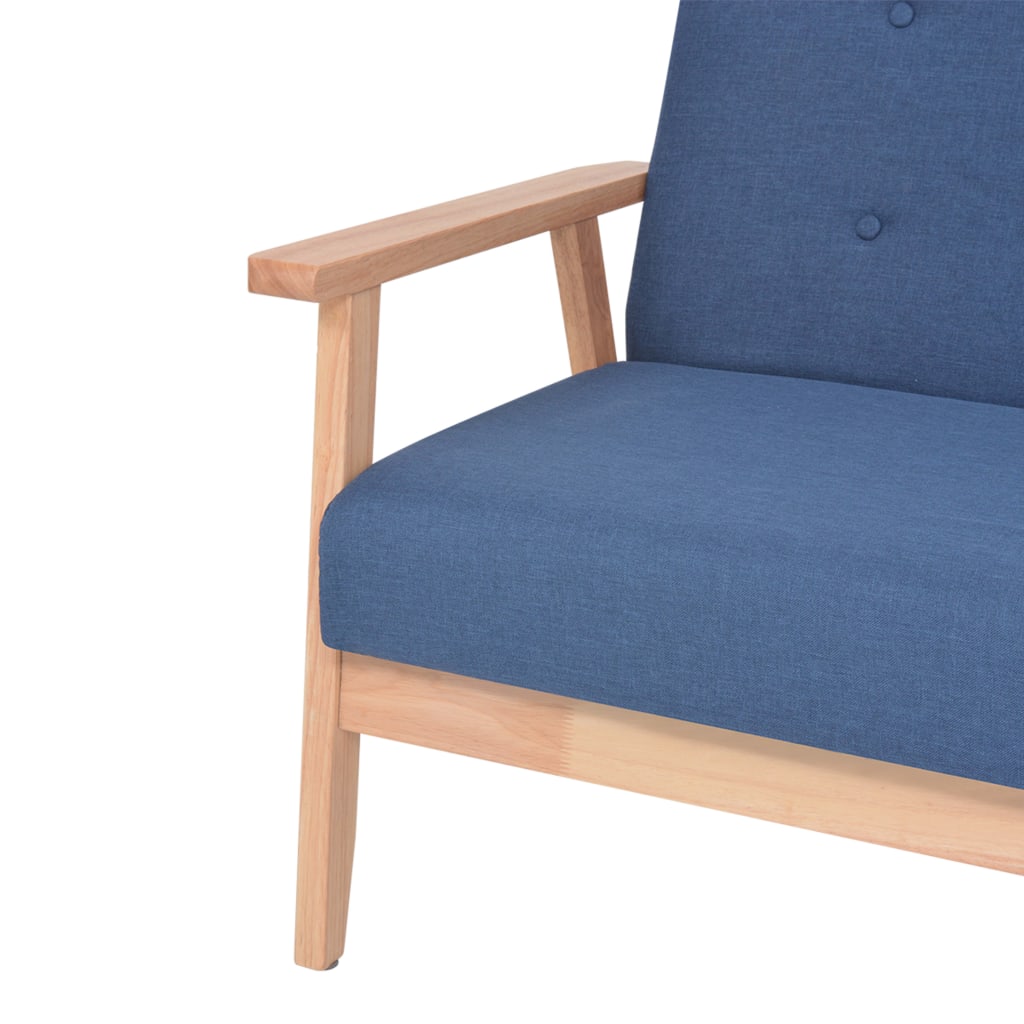 8718475569510_g_en_hd_3 vidaXL 2-Seater Sofa Fabric Blue - Image 4