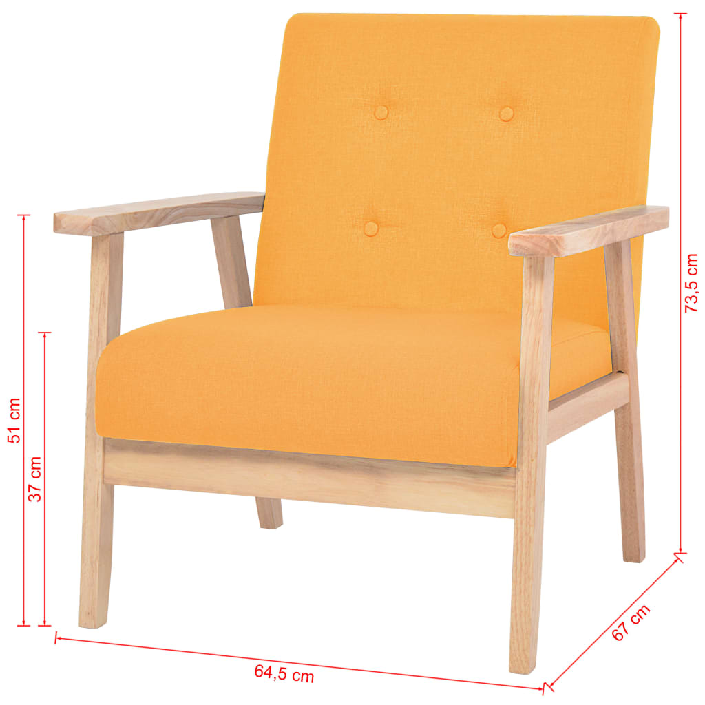 8718475569534_g_en_hd_6 vidaXL Armchair Yellow Fabric - Image 7