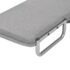 vidaXL Swivel Chair and Sofa Bed Light Grey Fabric - Image 10