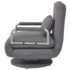 vidaXL Swivel Chair and Sofa Bed Dark Grey Fabric - Image 4